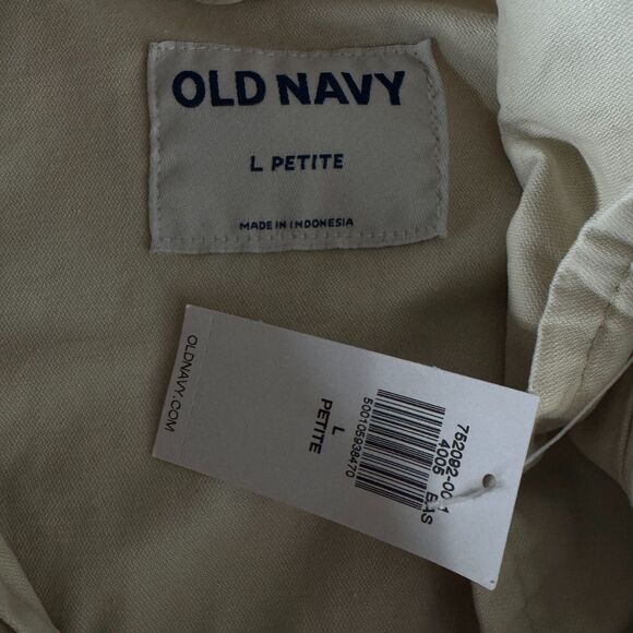 NEW Old Navy Cinched-Waist Utility Jacket Women's Size Large Petite - Picture 3 of 9